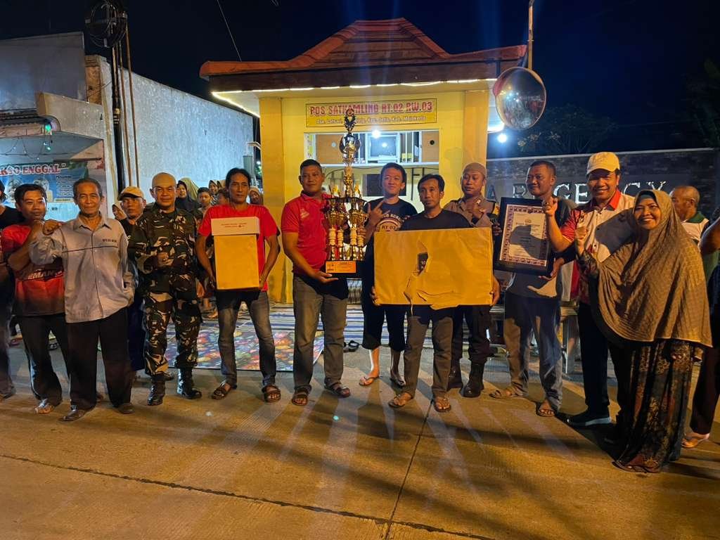 Satkamling RT 02 RW 03 Dusun Latsari Raih Juara I, Tasyakuran Digelar Meriah